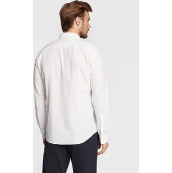 Pánská košile Hugo Košile Evito 50479302 Bílá Slim Fit XXL
