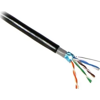 Síťový kabel PLANET kabel FTP, drát, 4pár, Cat 5e, PE+PVC venkovní dvouplášť, Planet Elite, Dca, 1000m