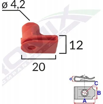 Posilovač řízení Romix C60100 příchytka, sponka nárazníku, podběhu