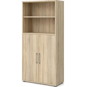 Knihovna Modulární knihovna v dekoru dubu v přírodní barvě 89x189 cm Prima – Tvilum ID_1642488