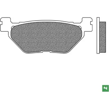 Brzdová destička brzdové destičky, NEWFREN (směs ROAD TOURING SINTERED) 2 ks v balení M502-969