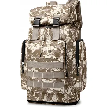 turistický batoh Plecak wojskowy Retoo survival 41-60 l zelený