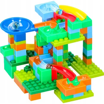 ostatní stavebnice Kuličková dráha velká sada EDDY TOYS 108 dílů