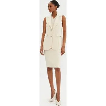 Dámská vesta Rinascimento Vesta CFC0122763003 Béžová Regular Fit L