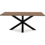 Jídelní stůl s deskou v dekoru ořechového dřeva 100x180 cm Comba – Marckeric ID_1552272