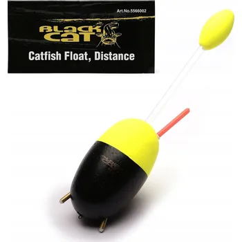 Signalizátor záběru Splávek na sumce, říční, svítící, waggler Black Cat Catfish 1 ks