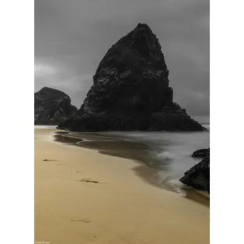 Obraz Plakát Bedruthan Steps, pláž Cornwall, 2, bez rámu, 20,5 x 28,4 cm