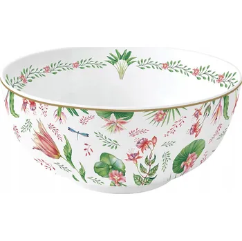 Miska mísa 23 cm barevná s motivem květin jako dárek – unikátní