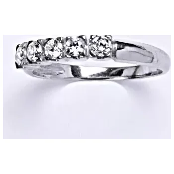 Prsten Stříbrný prsten čiré zirkony - T1392 (Stříbrný prsten se zirkony)