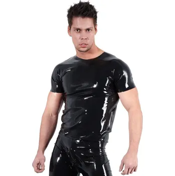 Pánské erotické prádlo Tričko pánské LateX black L - s kupónem KUP15 cena 1286 Kč + extra diskrétní expedice