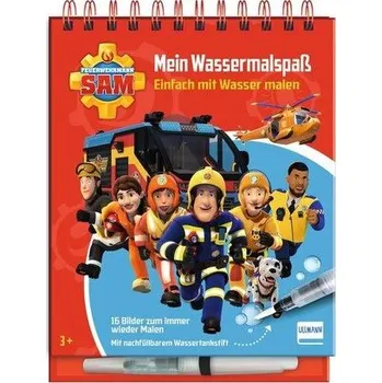 První čtění Mein Wassermalspaß - Feuerwehrmann Sam