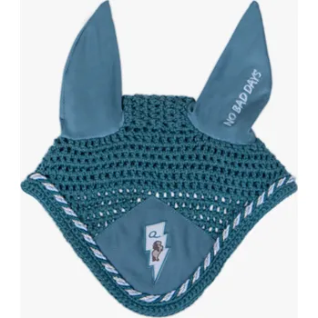 Čabraka pro koně Čabraka na uši QHP blesk, tyrkysová, Pony - vel. Shetty