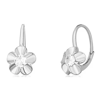 Náušnice Stříbrné naušnice se zirkony STNAU1975F