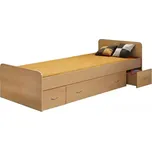 Jednolůžko s úložným prostorem 90x200 - SLEVA 3% s kodem radost25