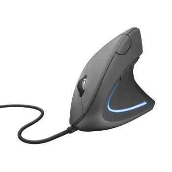 Počítač TRUST Verto/Vertikální/Optická/Drátová USB/Černá