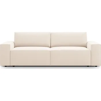 Pohovka Béžová sametová rozkládací/s úložným prostorem pohovka 247 cm Jodie – Micadoni ID_1723162