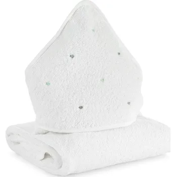 Bílý dětský ručník s kapucí BABY60 100x100 cm