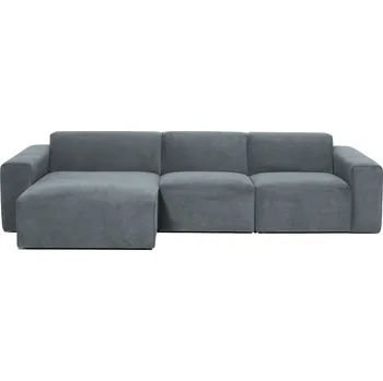 Pohovka Šedá manšestrová rohová pohovka (levý roh) Sting – Scandic ID_1666932