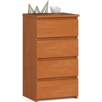 Komoda Komoda Akord olše 4 zásuvky, laminovaná deska, matná