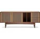 Hnědá nízká komoda v dekoru ořechu 180x73 cm Elan – Kave Home ID_1700244