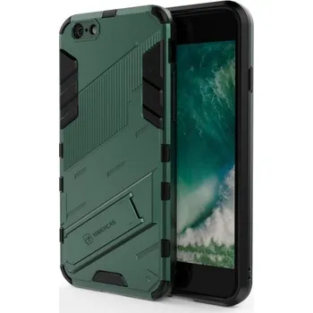 Pouzdro na mobilní telefon Odolný ochranný kryt se stojánkem pro iPhone 6 / 6S - zelený