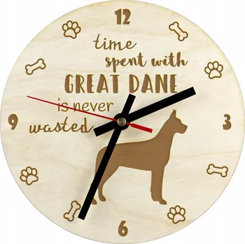 Hodiny Nástěnné hodiny Art-Dog béžové 20 cm