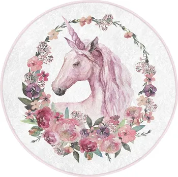 Koberec Růžový dětský koberec ø 80 cm Comfort – Mila Home ID_1622150