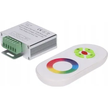 Příslušenství pro LED osvětlení Ovladač LED osvětlení s dálkovým ovládáním Prescot PR-RGB-216-T-W