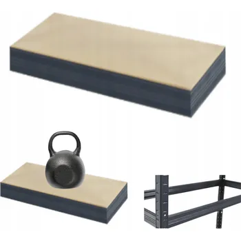 Dílenský regál Kovový skladový regál Wamar-Sosenka 6 x 35 x 35 cm max. 175 kg na polici