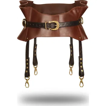 Dámské erotické prádlo Podvazkový pás Liebe Seele Equestrian hnědý M/L - s kupónem KUP15 cena 8499 Kč + extra diskrétní expedice