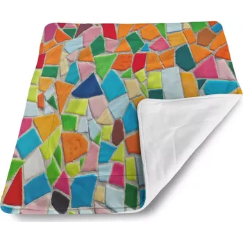 deka Sablio Dětská deka pro miminko Barevná mozaika - 80x100 cm