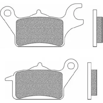 Brzdová destička brzdové destičky, NEWFREN (směs SCOOTER ELITE ORGANIC) 2 ks v balení M502-818