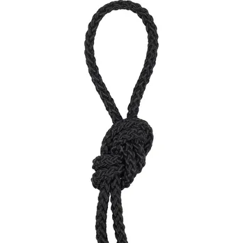 PP šňůra 4mm bez duše černá