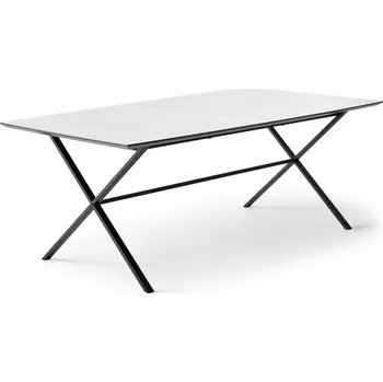 Jídelní stůl Bílý rozkládací jídelní stůl s bílou deskou 90x165 cm Meza – Hammel Furniture ID_1683542