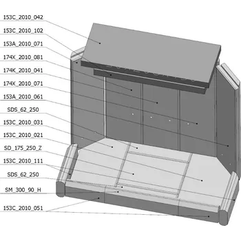 Krbová vložka Romotop Šamotová komora komplet