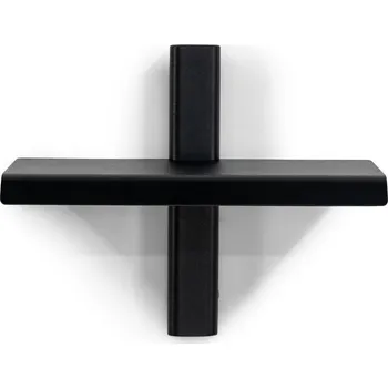 police Černá kovová police 28 cm Hola – Spinder Design ID_1678174