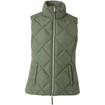 Dámská vesta Horze Carola, šedo-zelená - vel. 42