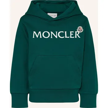 Dámská mikina Moncler Enfant Dětská Mikina S Kapucí, tmavě zelená / bílá, 140