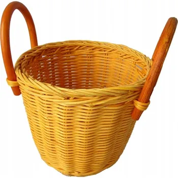 Koš na dřevo z proutí