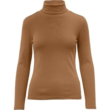 Oblečení a móda Tričko s dlouhým rukávem s.Oliver RL T-SHIRT LONG SLEEVE POLO NECK NOOS 34 Hnědá