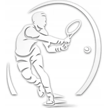 Svítící reflexní nálepka na auto TENIS