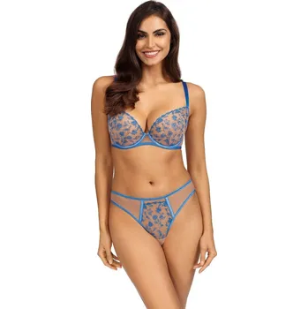 Dámská erotická podprsenka Podprsenka Ewa Bien Carmen B119 Soft modrá 80B - s kupónem KUP15 cena 1130 Kč + extra diskrétní expedice