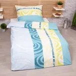 Bavlněné povlečení - Vlny Velikost: 70x90, 140x200 cm