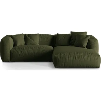 Pohovka Zelená modulární rohová pohovka (pravý roh) Martina – Micadoni Home ID_1722978