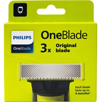 Břitva na holení Philips OneBlade QP230/50, náhradní břity, 3 kusy