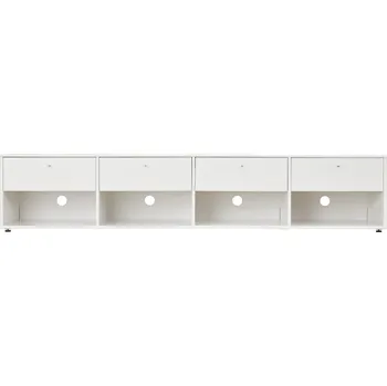 Televizní stolek Bílý TV stolek 214x45 cm Mistral – Hammel Furniture ID_1669528