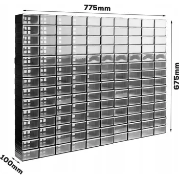 Organizér, box s šuplíky na nářadí - 150 Ks