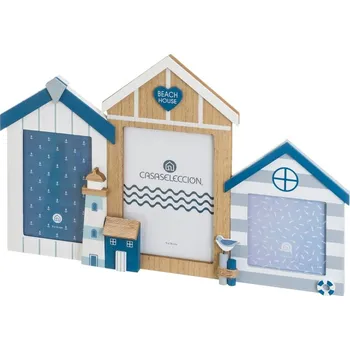 Rám na obraz Skleněný rámeček na zeď 43x27 cm Houses – Casa Selección ID_1640500