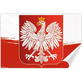 Samolepicí dekorace na vozidlo NÁLEPKA Grafika na auto FLAGA POLSKÝ Polský ZNAK OREL 13x8,5