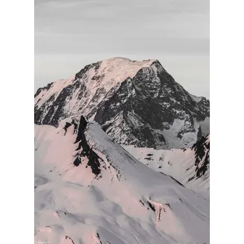 Obraz Plakát Alpy, Mont Blanc 3 bez rámu 20,5 x 28,4 cm